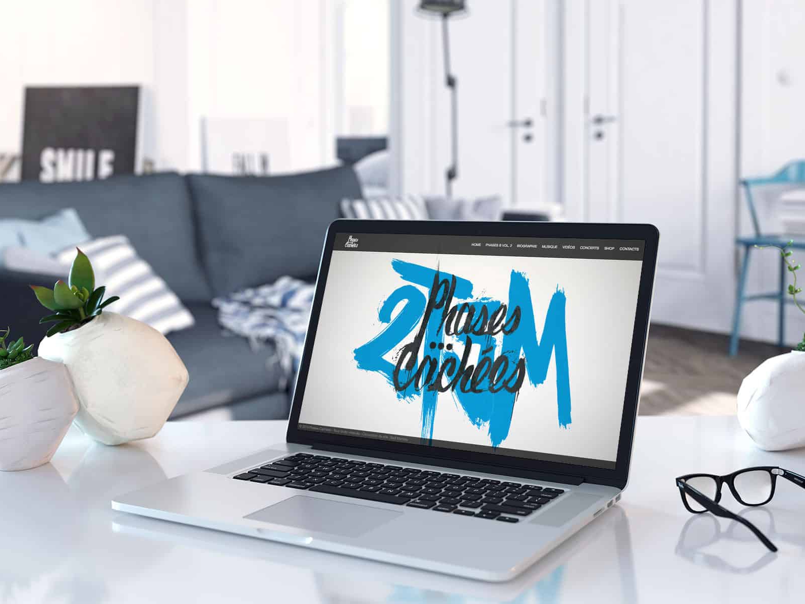 Création du site internet Phases Cachées