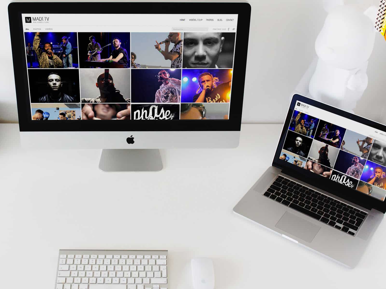 Création du site internet Madi.tv