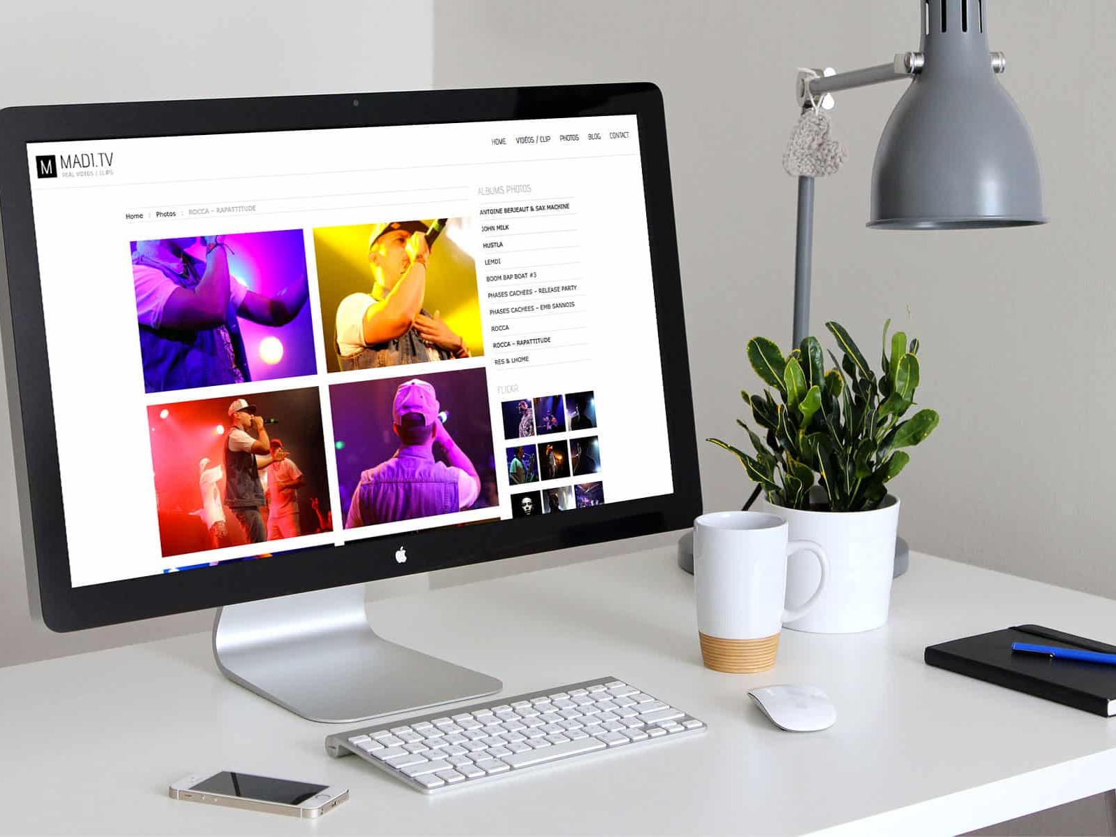 Création du site internet Madi.tv