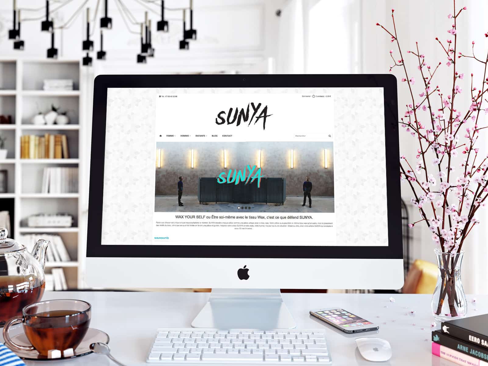 Création du site internet My Sunya