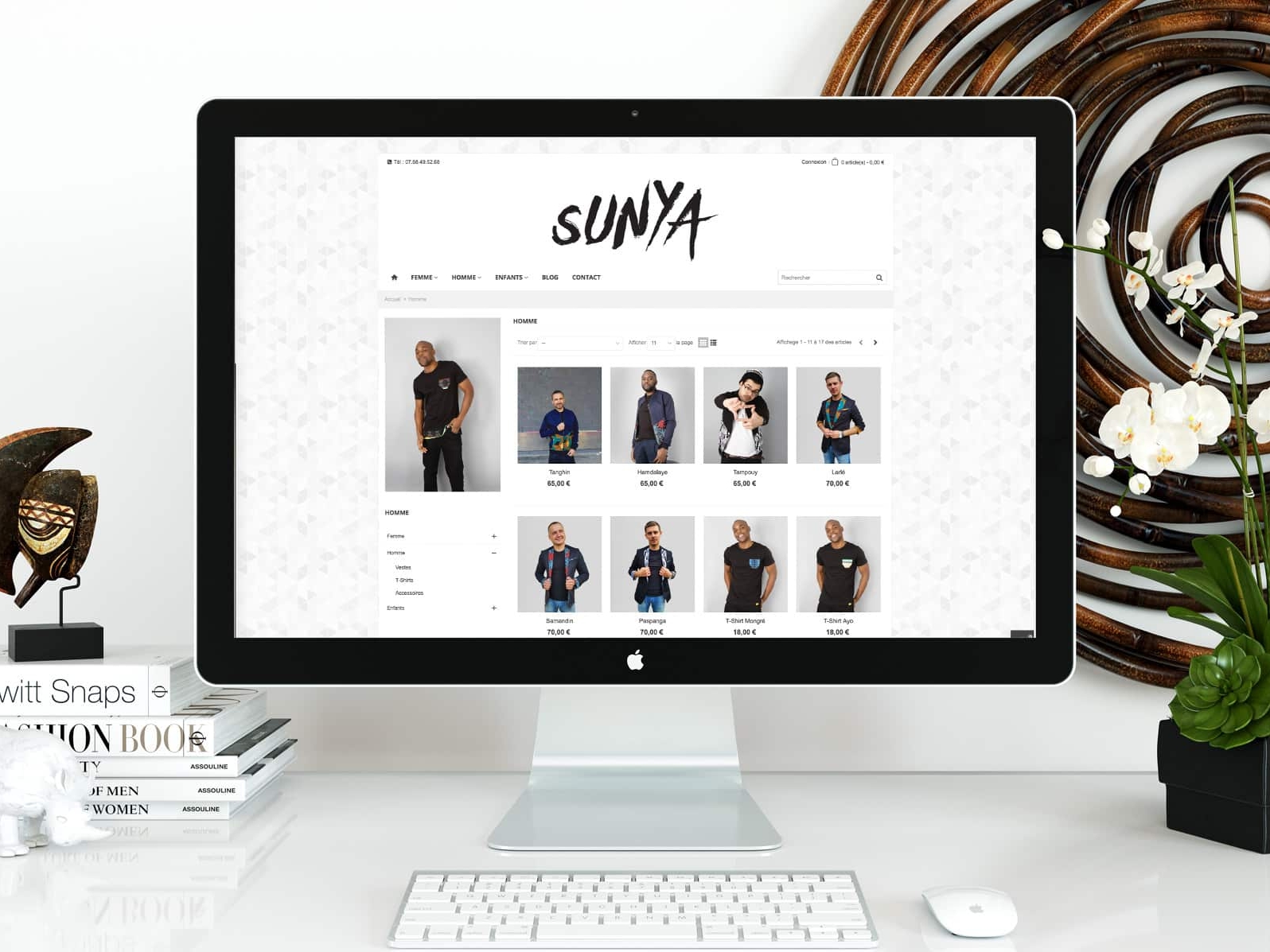 Création du site internet My Sunya