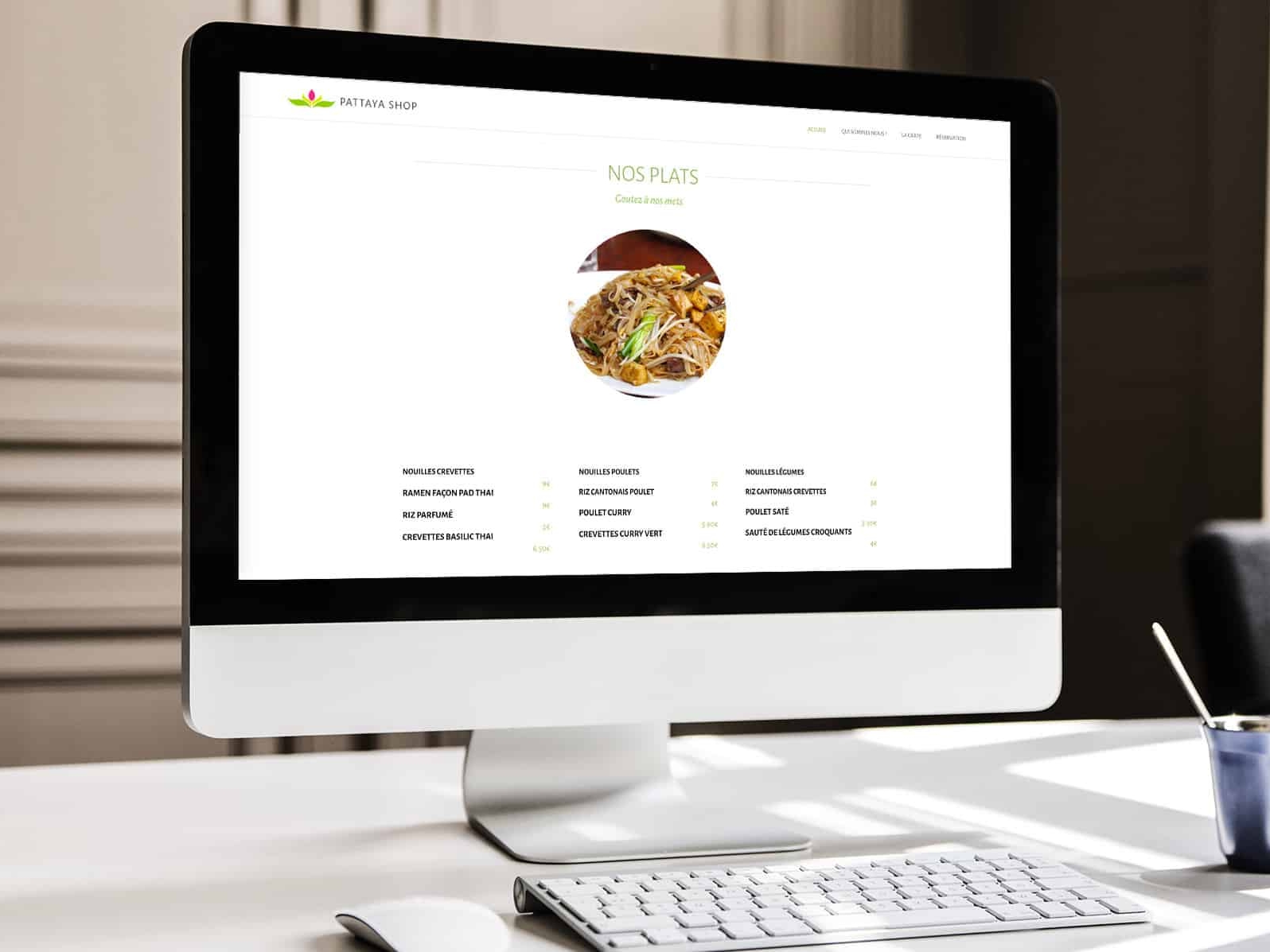 Création du site internet Pattaya Shop