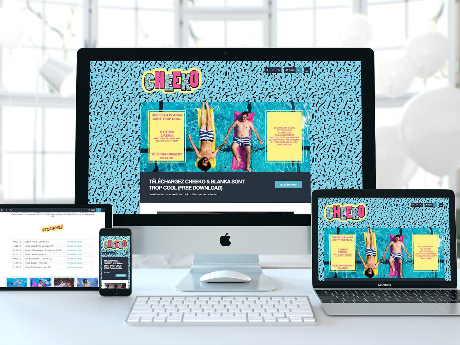 Création du site internet 3615 Cheeko