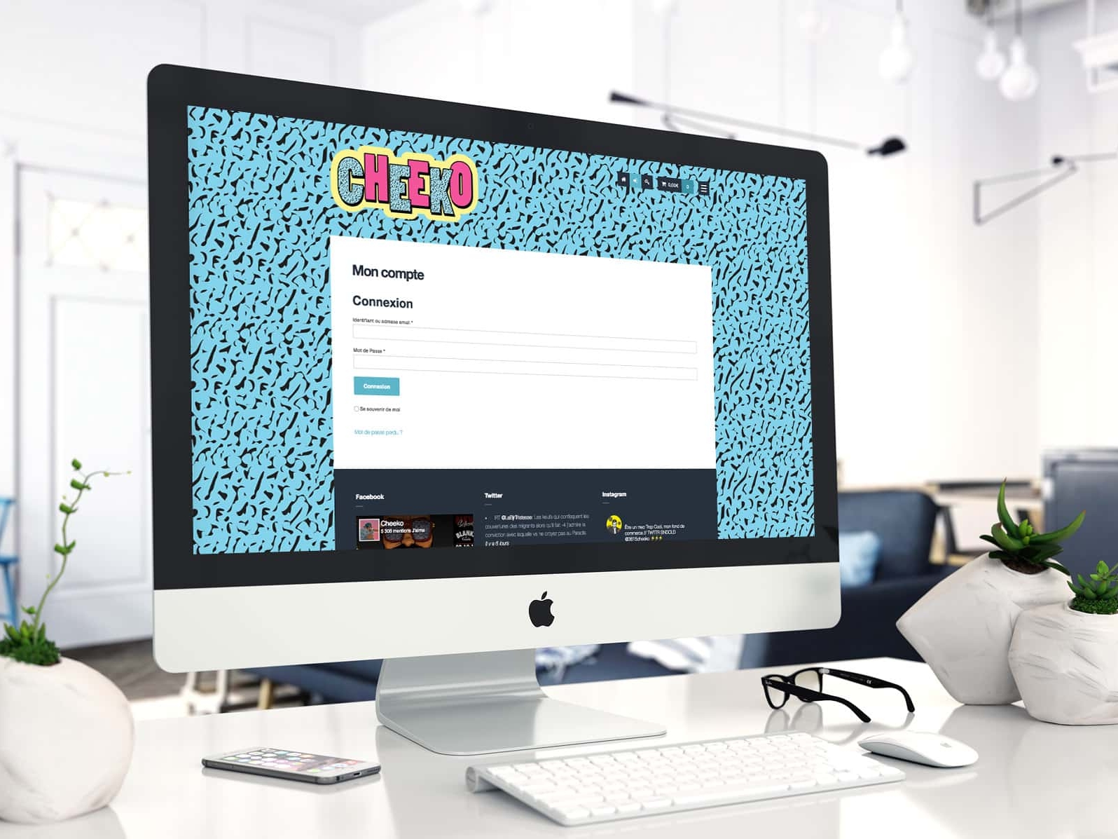 Création du site internet 3615 Cheeko