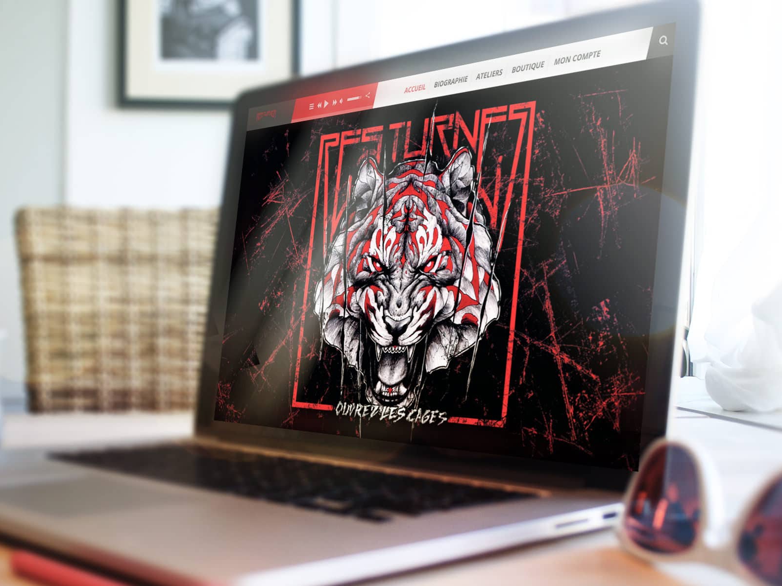 Création du site Web Res Turner par l'agence de communication Bad Monkey