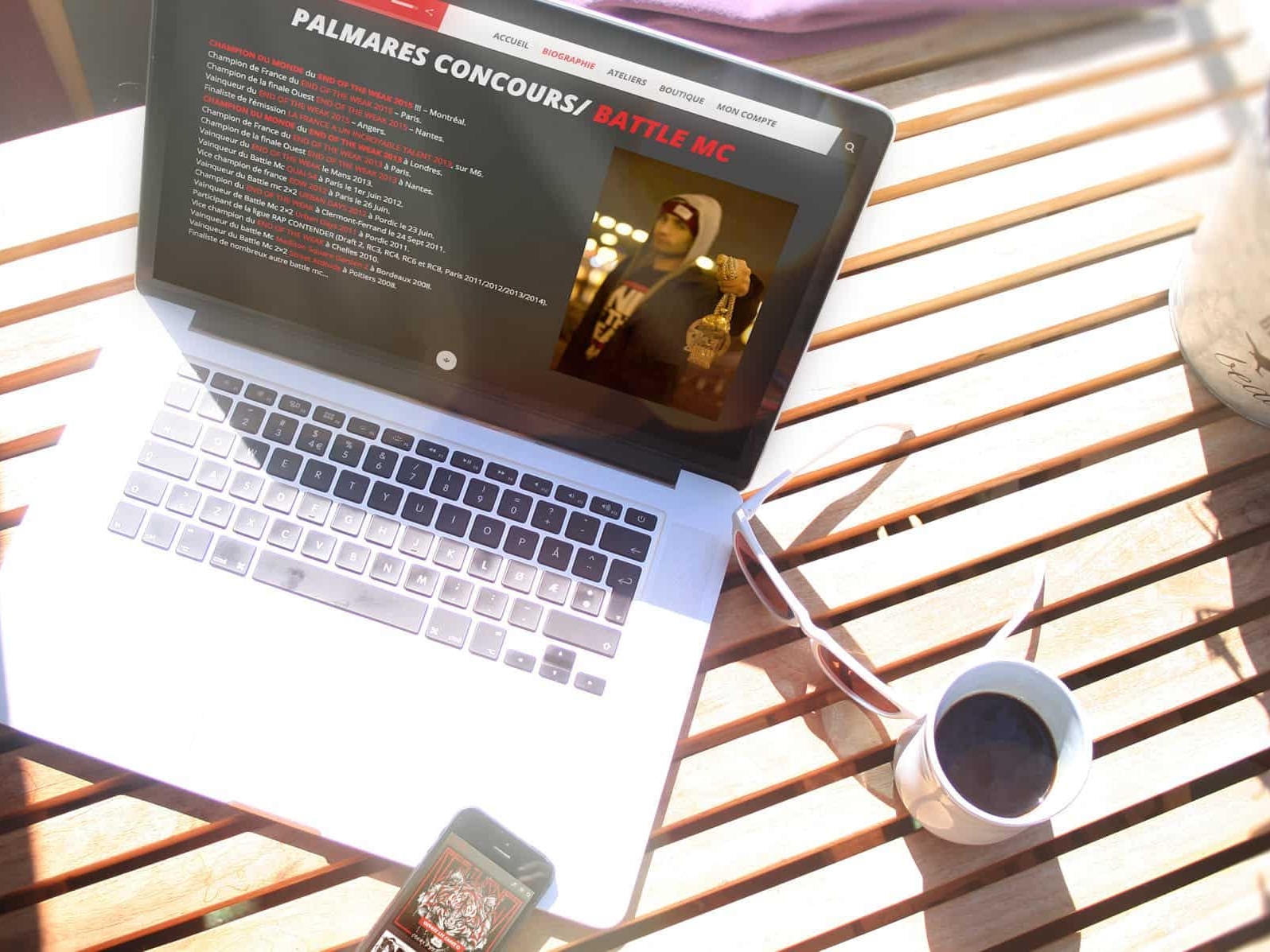 Création du site Web Res Turner par l'agence de communication Bad Monkey