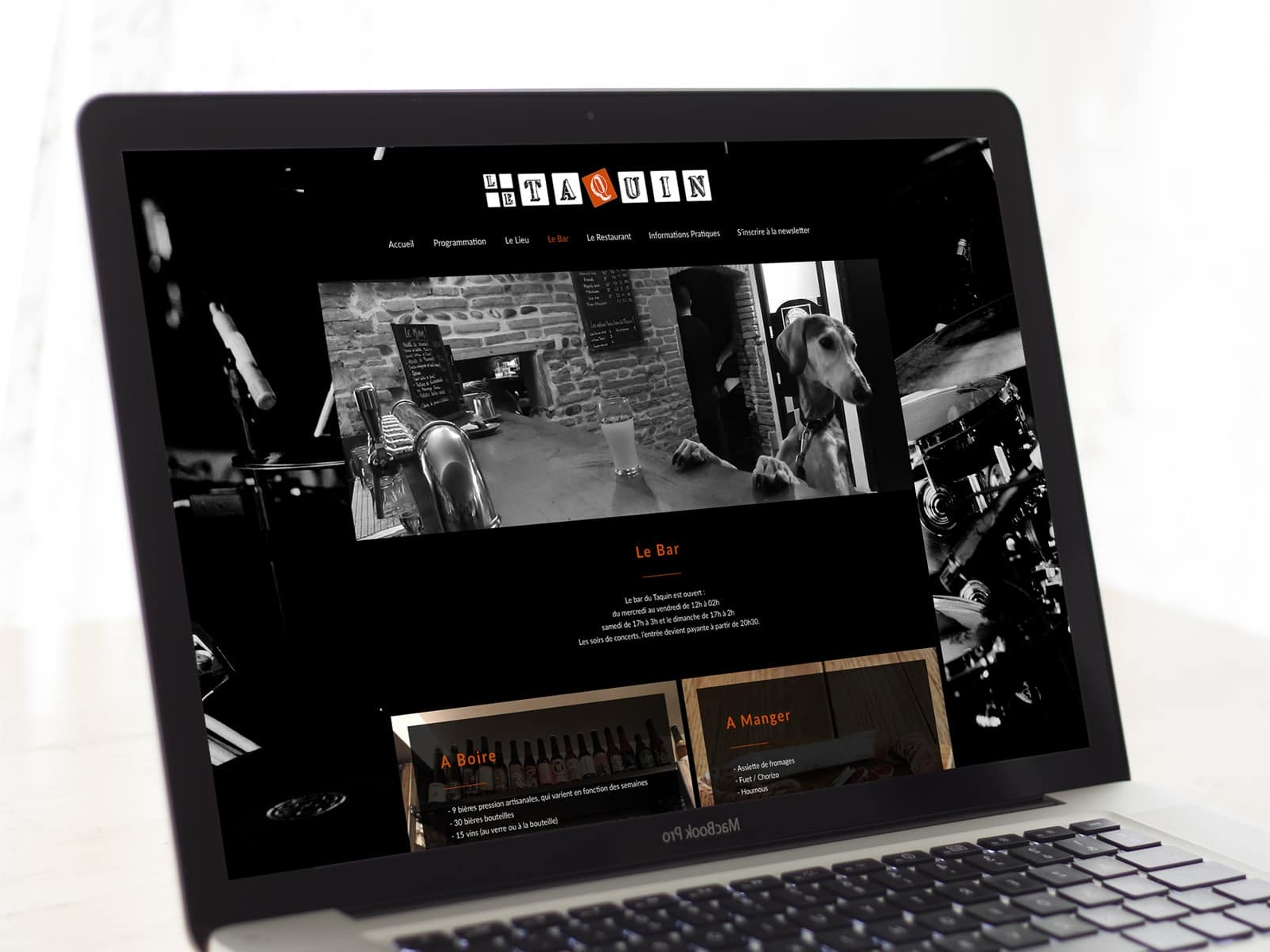 Création du site web Le Taquin