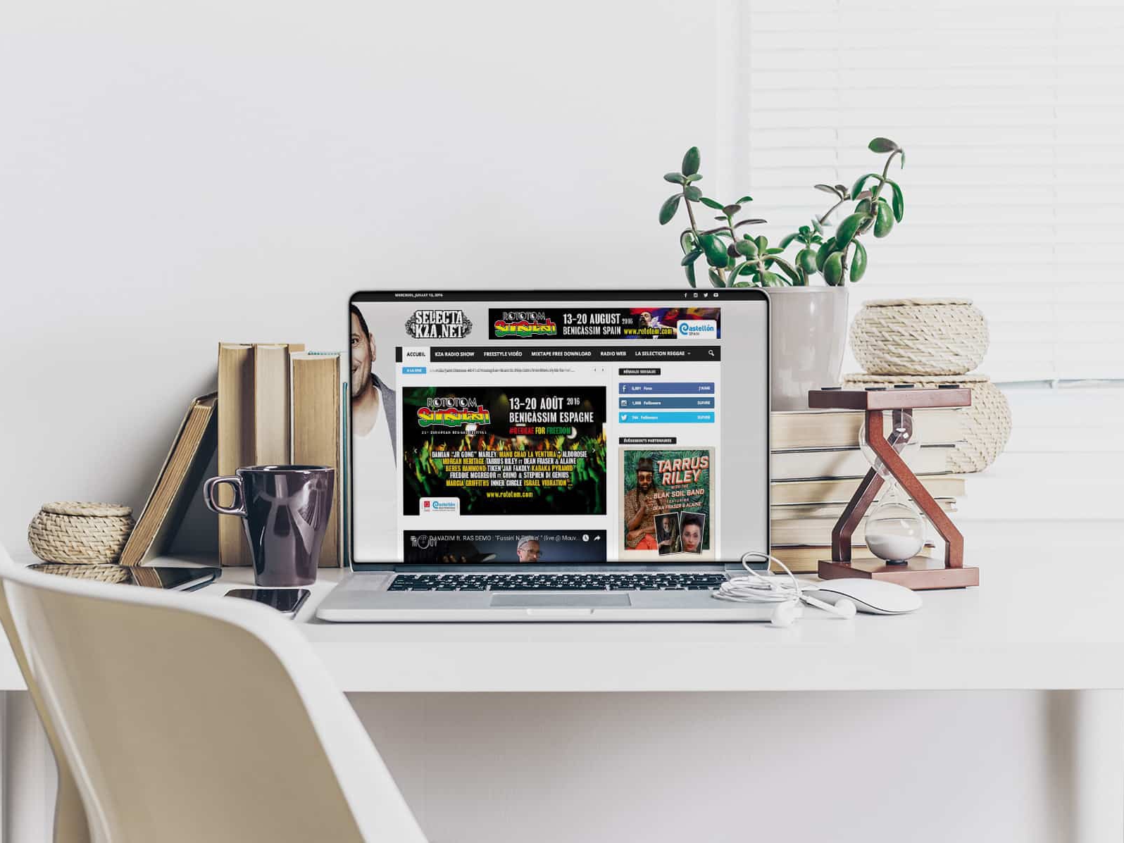 Création du site internet Selecta K-za