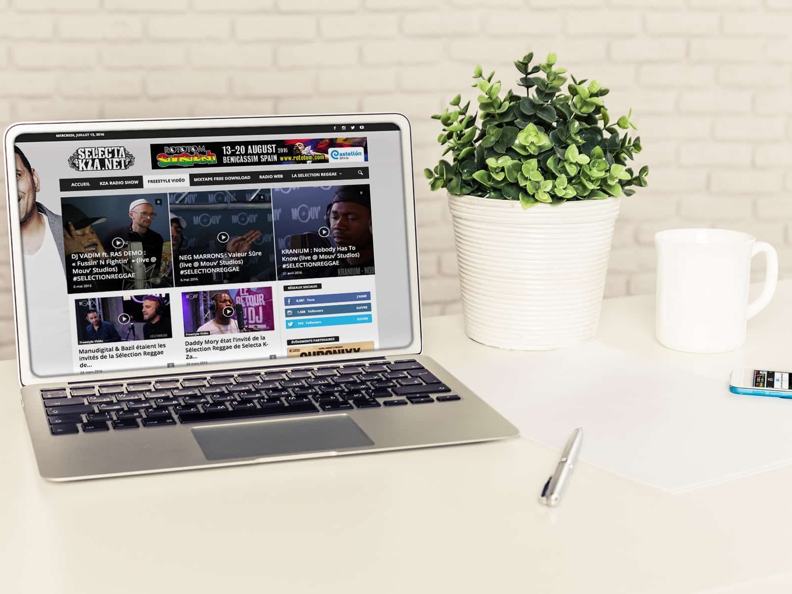 Création du site internet Selecta K-za