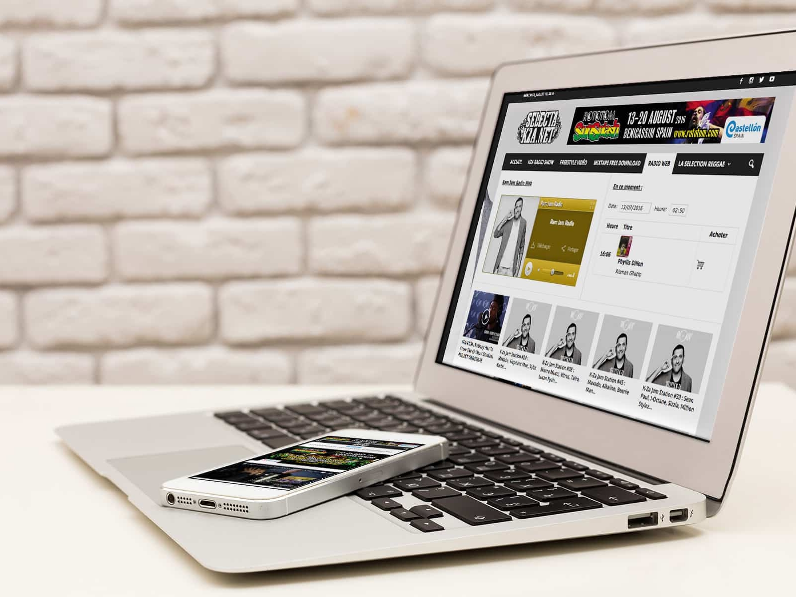 Création du site internet Selecta K-za