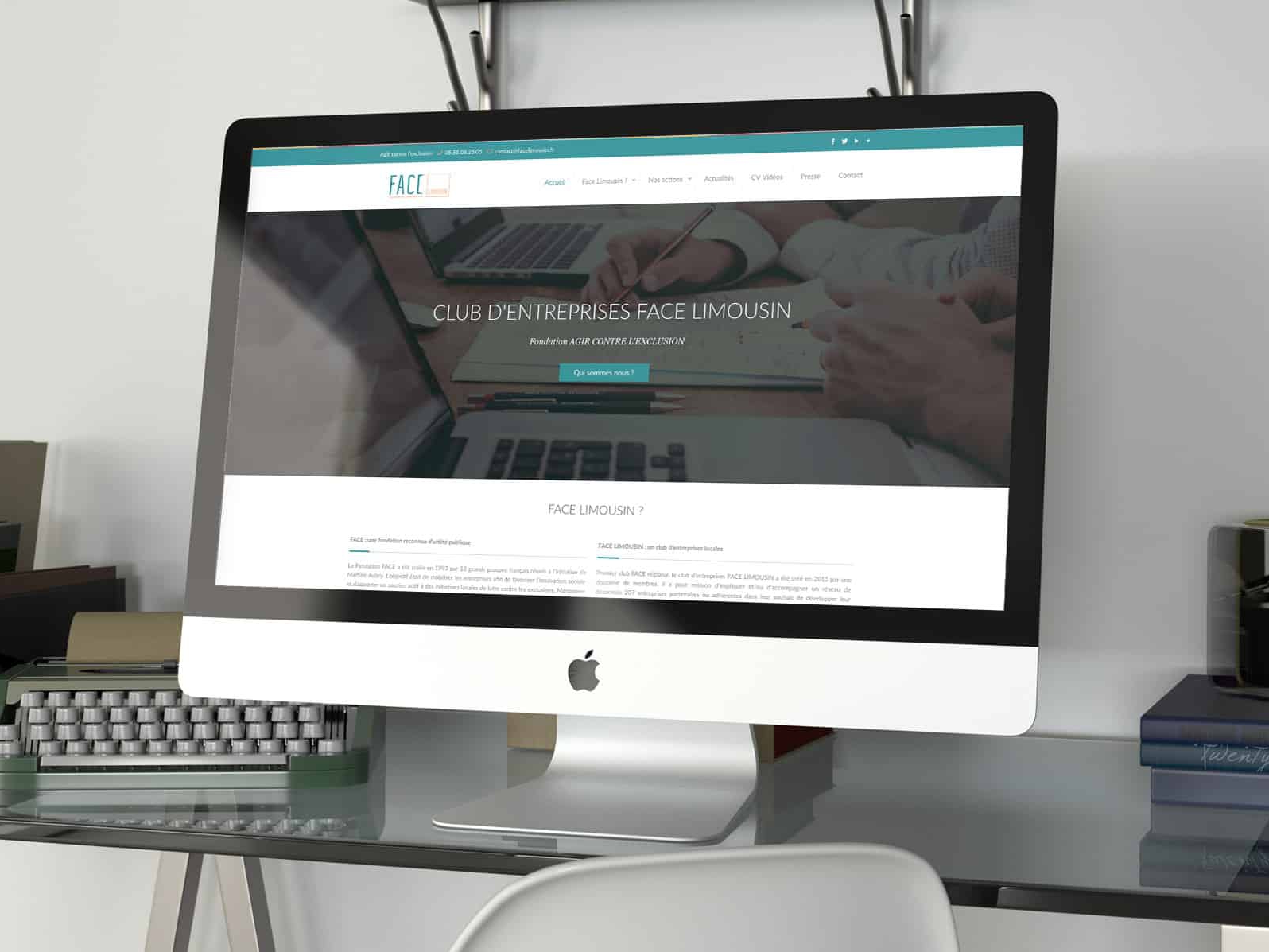 Création du site internet Face Limousin