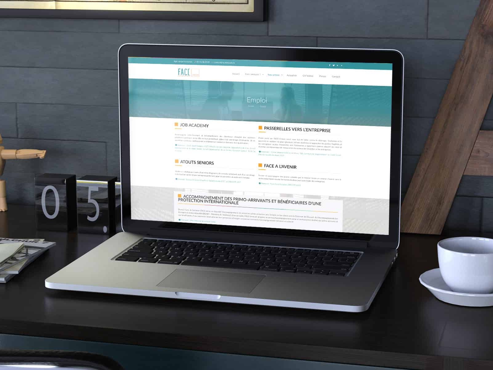 Création du site internet Face Limousin