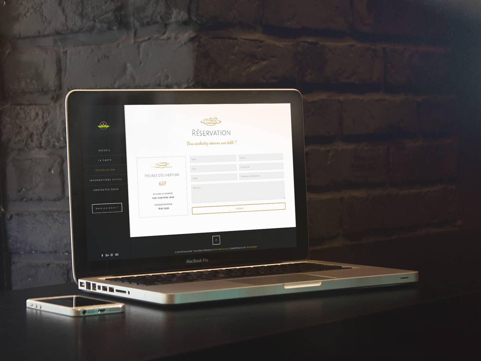 Création du site internet Pattaya Shop