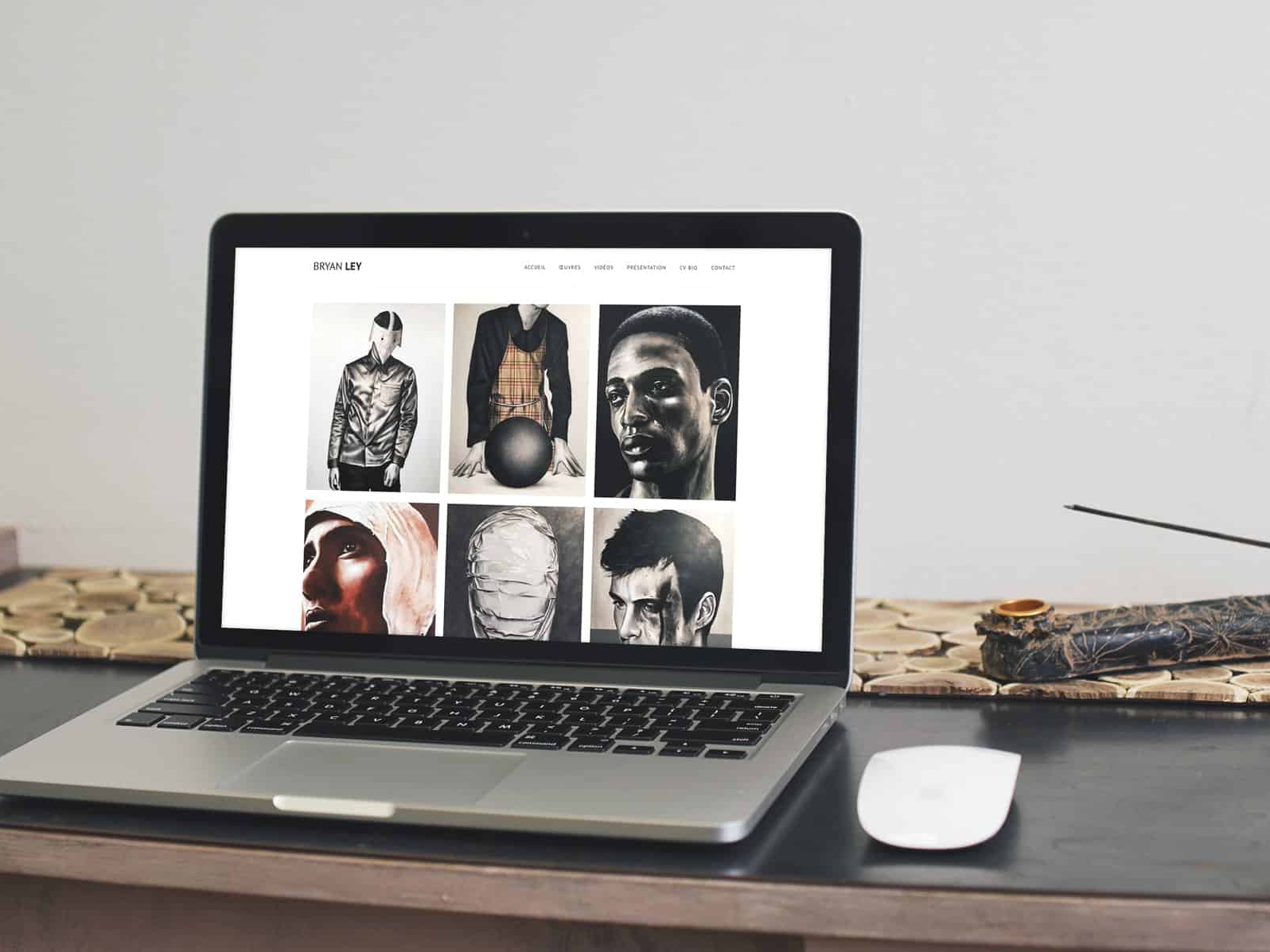 Création du site internet Bryan Ley par l'agence de communication Bad Monkey