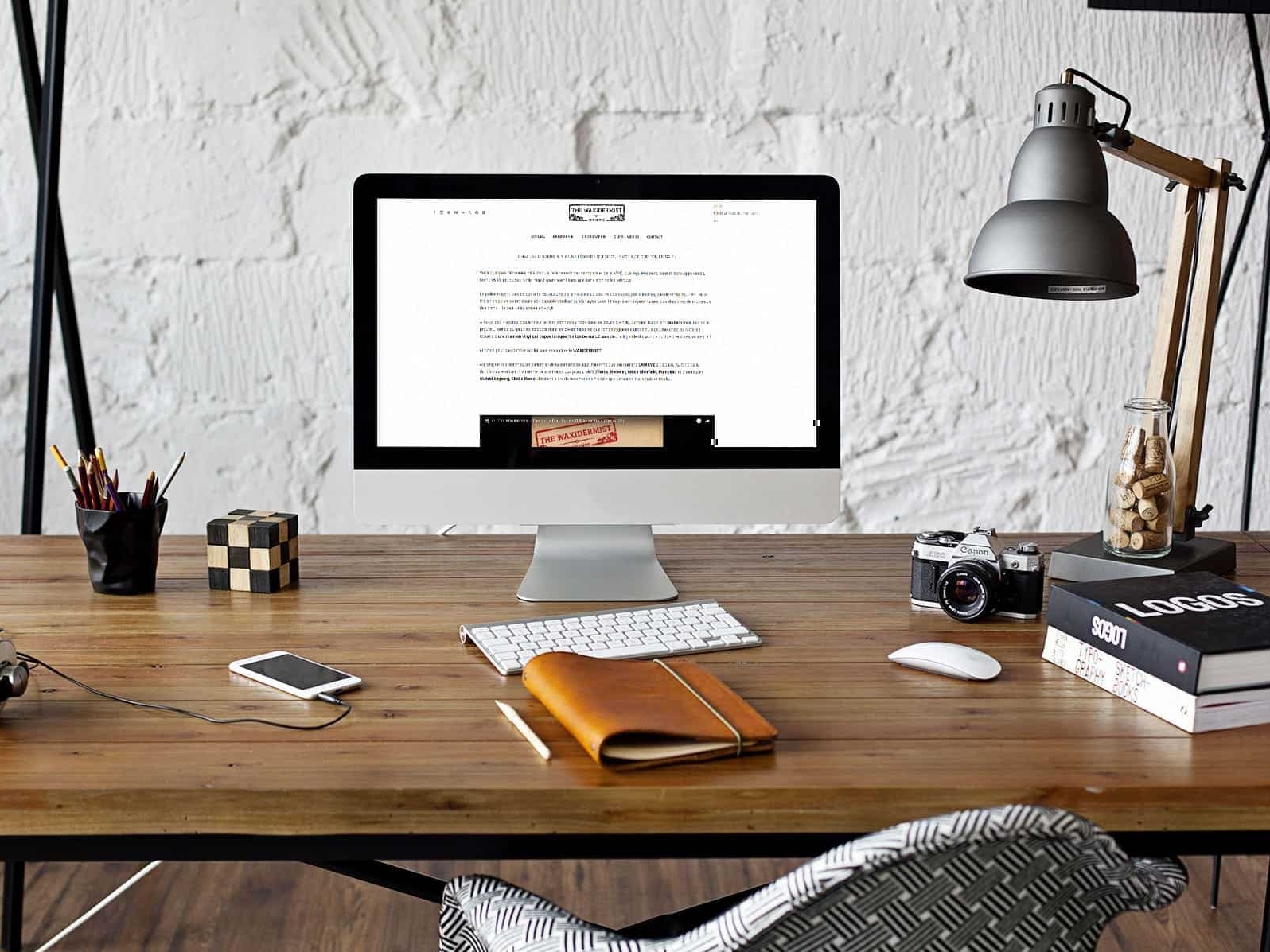 Création du site internet The Waxidermist