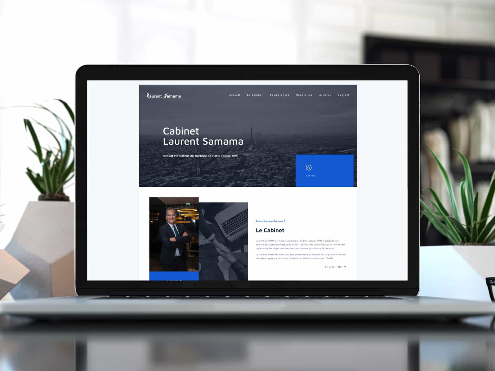 Création du site internet Laurent Samama