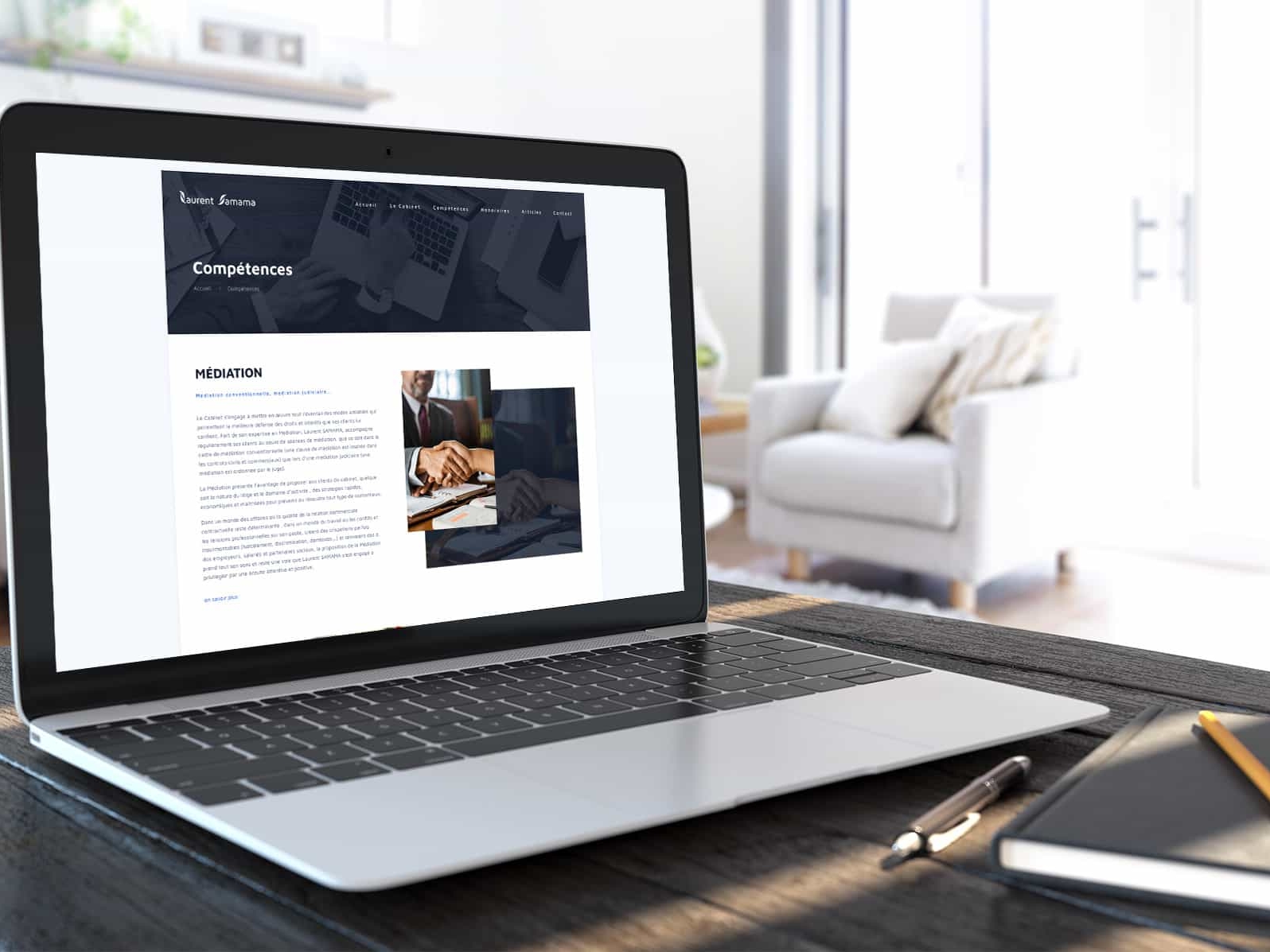 Création du site internet Laurent Samama