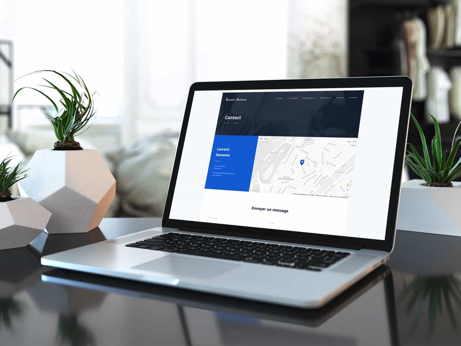 Création du site internet Laurent Samama