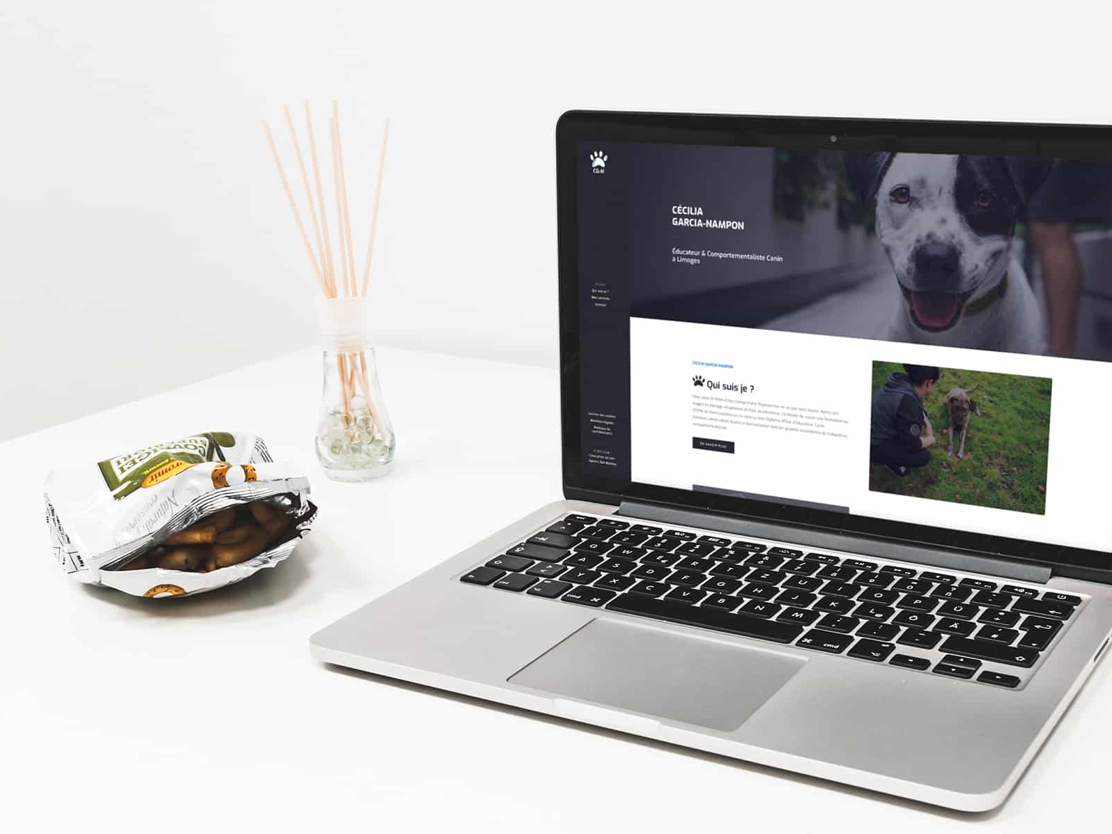 Création du site web Cécilia Garcia-Nampon