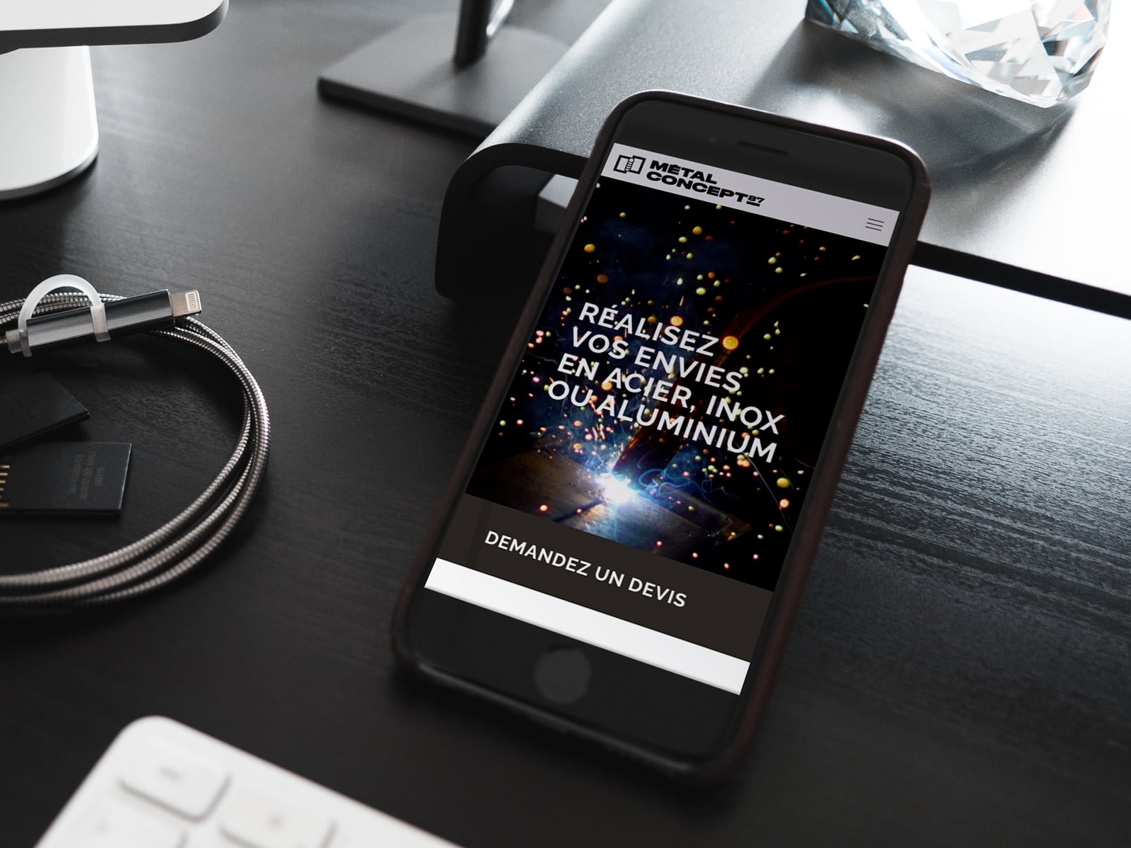 Création du site internet Métal Concept 87