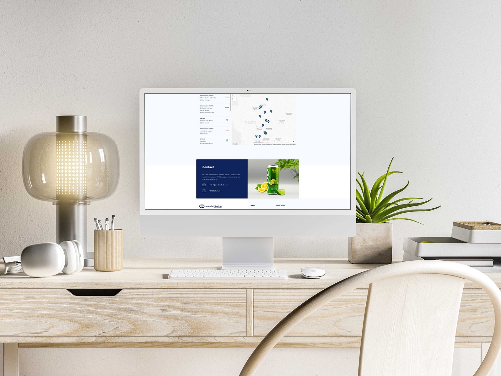 Création du site internet Cane Distribution
