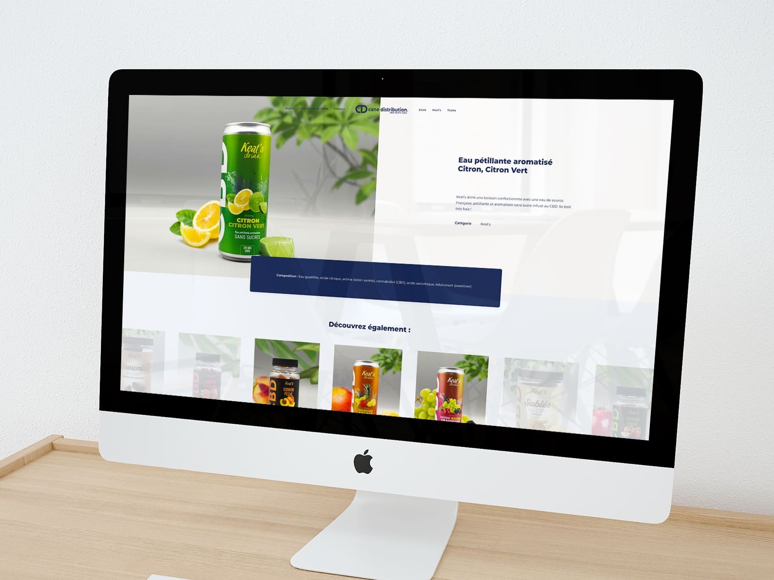 Création du site internet Cane Distribution