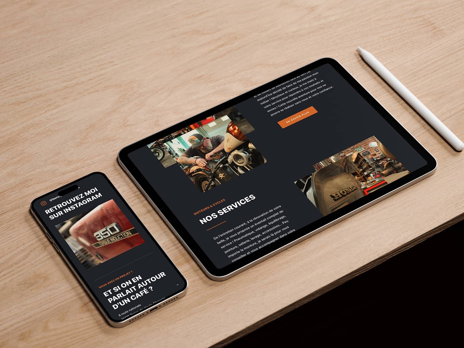 Création du site internet Ben Cycles Moteurs