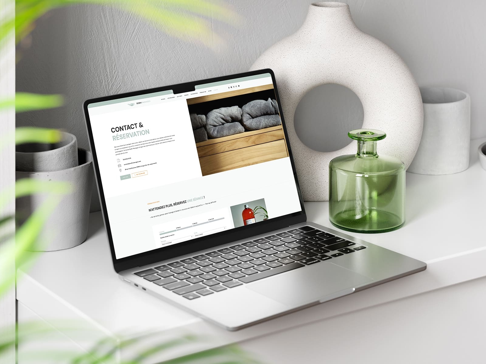 Création du site web Bodhi Massages