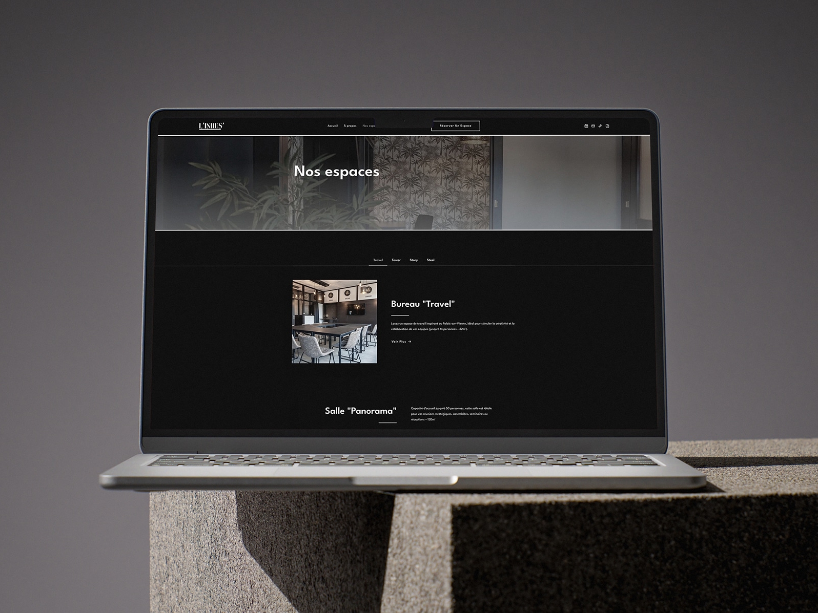 Création du site internet Espace L'Indus