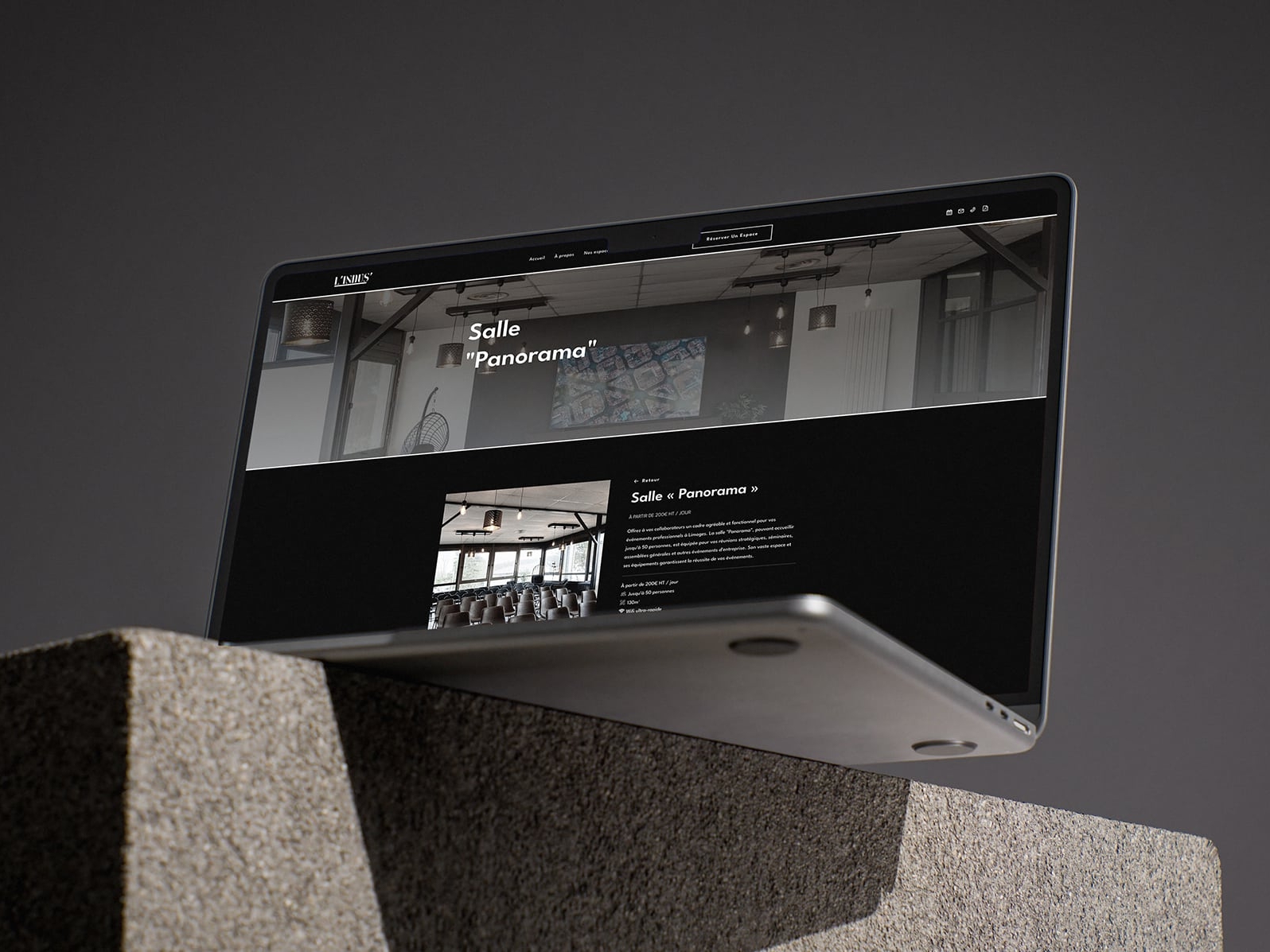 Création du site internet Espace L'Indus