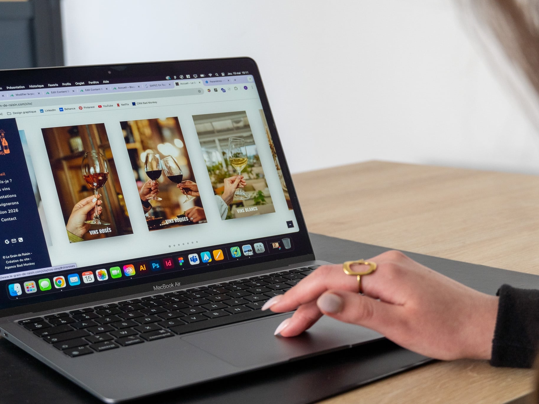 Site web Le Grain de Raisin