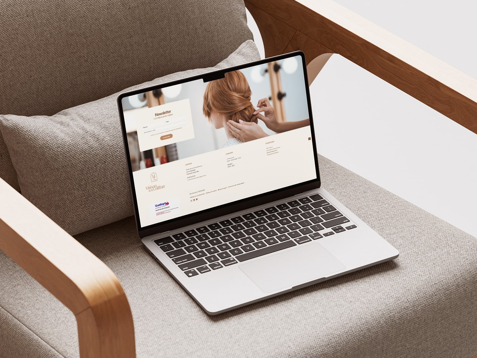 Site internet CFA Maison de la Coiffure 87