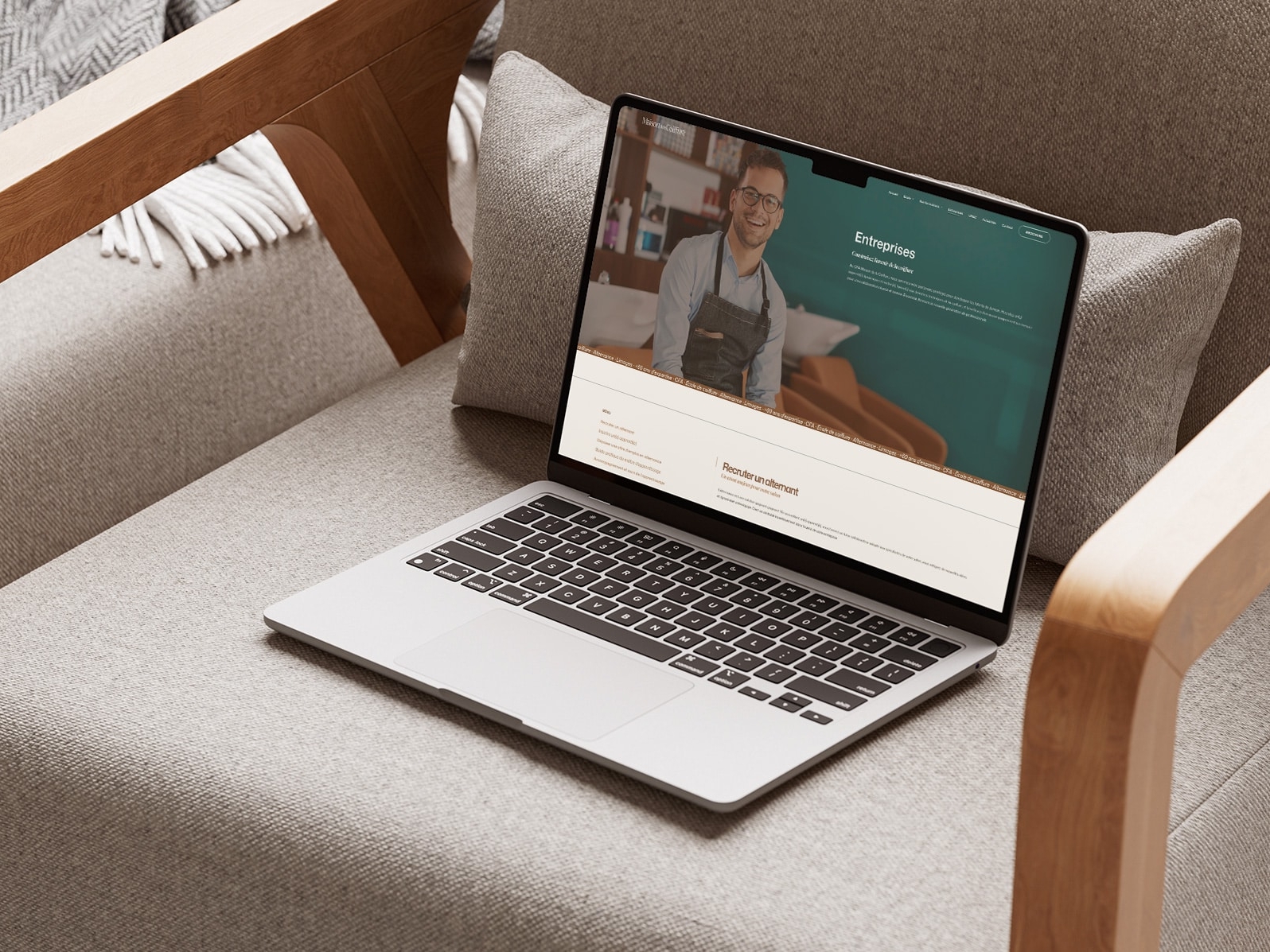 Site internet CFA Maison de la Coiffure 87